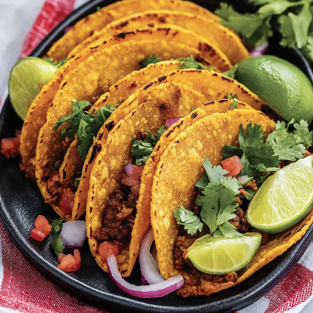 Ein schwarzes Tortilla-Flaschen mit verschiedenen Zutaten darin, darunter Tomaten, Lime, Onion und Paprika.