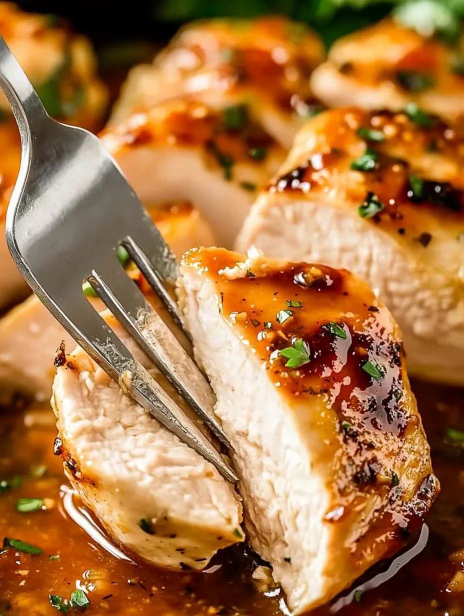 Ein Stück Fleisch, das mit einer Garnitur aus Zwiebeln und Sauce garniert wird.