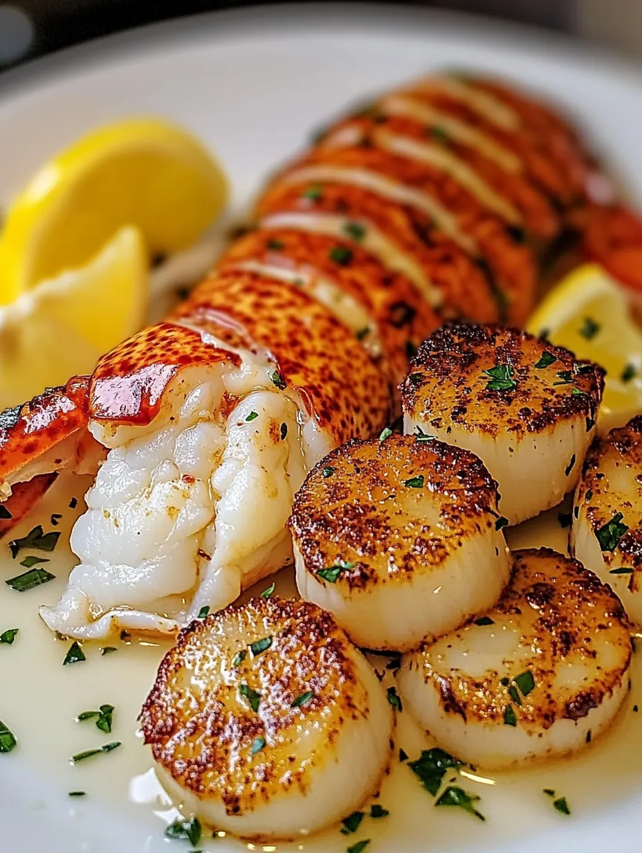 Eine Platte mit frischem, gegrilltem Lachs und Kabeljau.