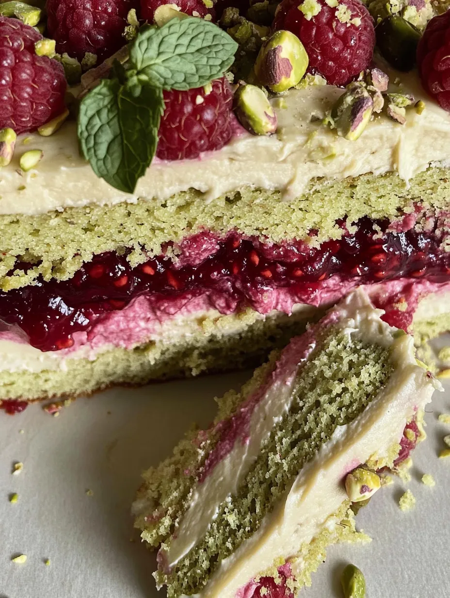 Eine süße Raspberry-Kuche mit einer Schicht aus Raspberry-Jelly und einer Schicht aus Vanille-Creme.