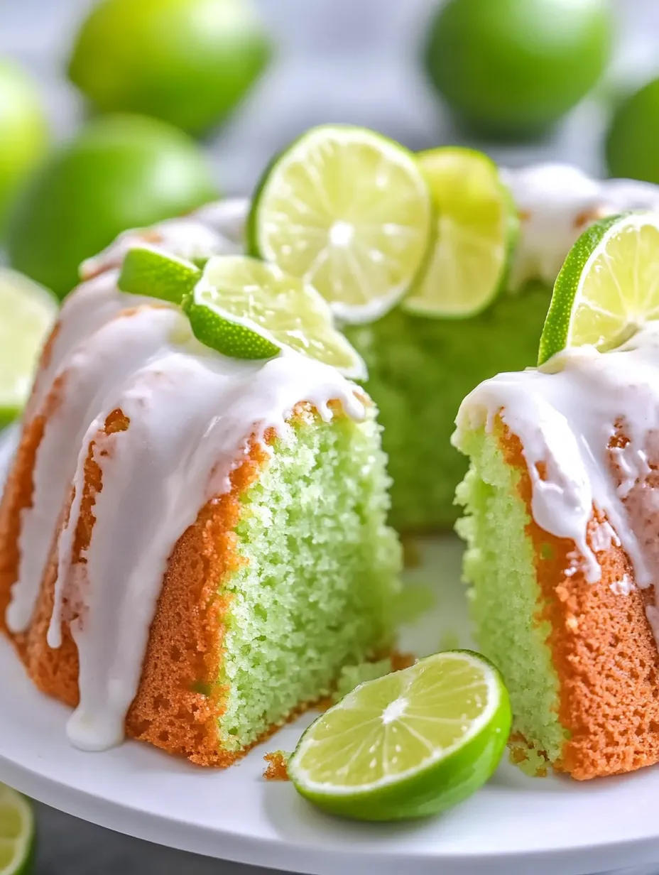 Ein Stück Kuchen mit Lime-Zitronen-Saft und Zitronen-Zwiebeln.