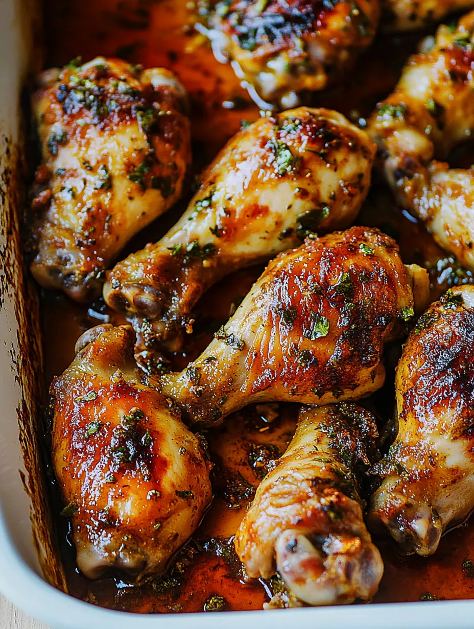 Ein Bild von Baked Lemon Butter Chicken, das eine Gruppe von Chickenbrust geschmortet mit Zitrone und Butter zeigt.