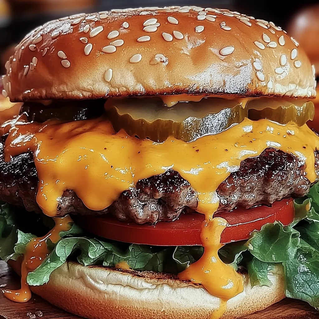 Ein Crack Burger mit Ketchup und Zwiebeln.