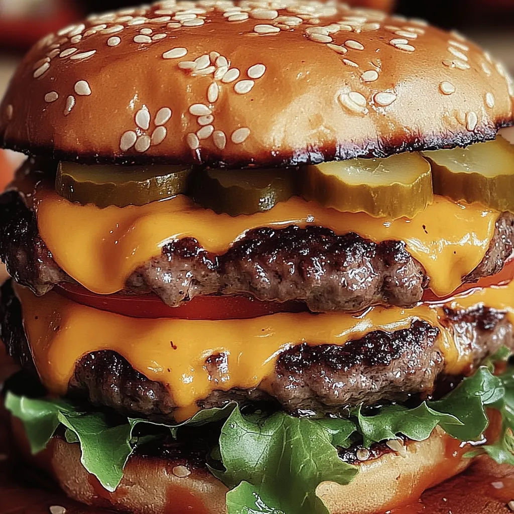 Ein Crack Burger mit Tomaten und Zwiebeln.