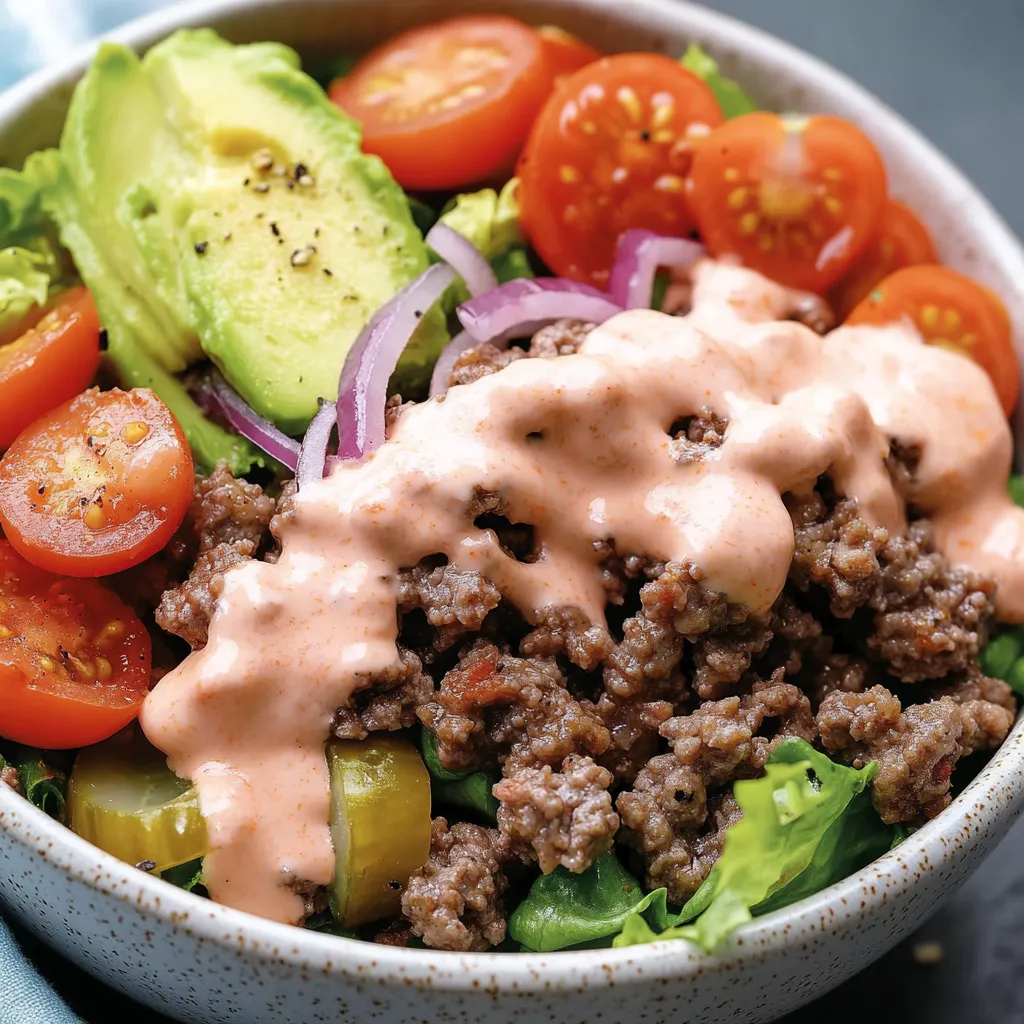 Ein Salat in einem Topf mit verschiedenen Zutaten wie Avocado, Tomaten, Lettuce und Ketchup.