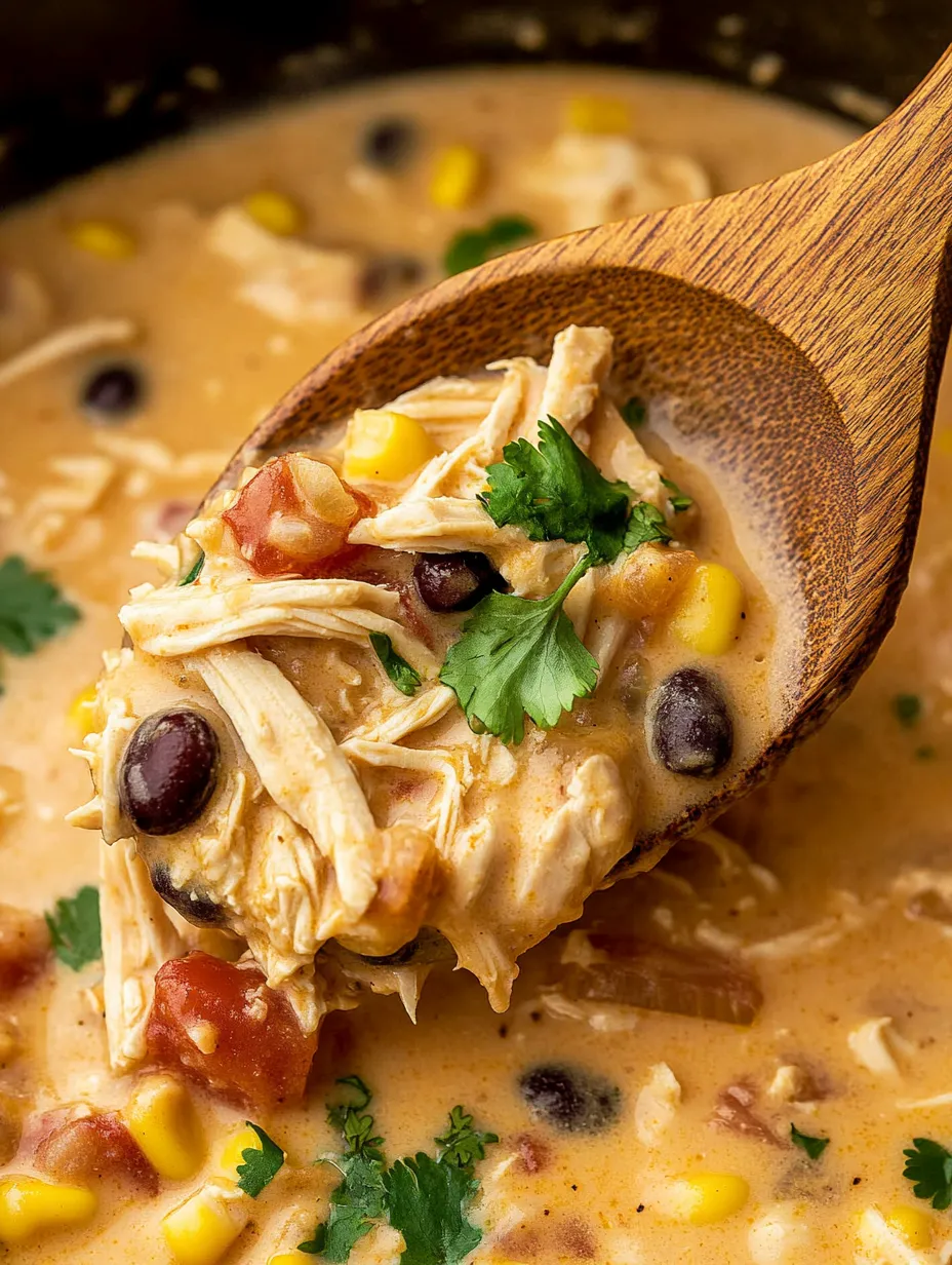 Ein Schlüsselwort für dieses Bild ist "Crock Pot Fiesta Chicken".