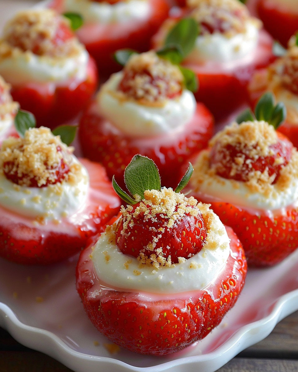A plate of strawberry shortcake with white whipped cream.